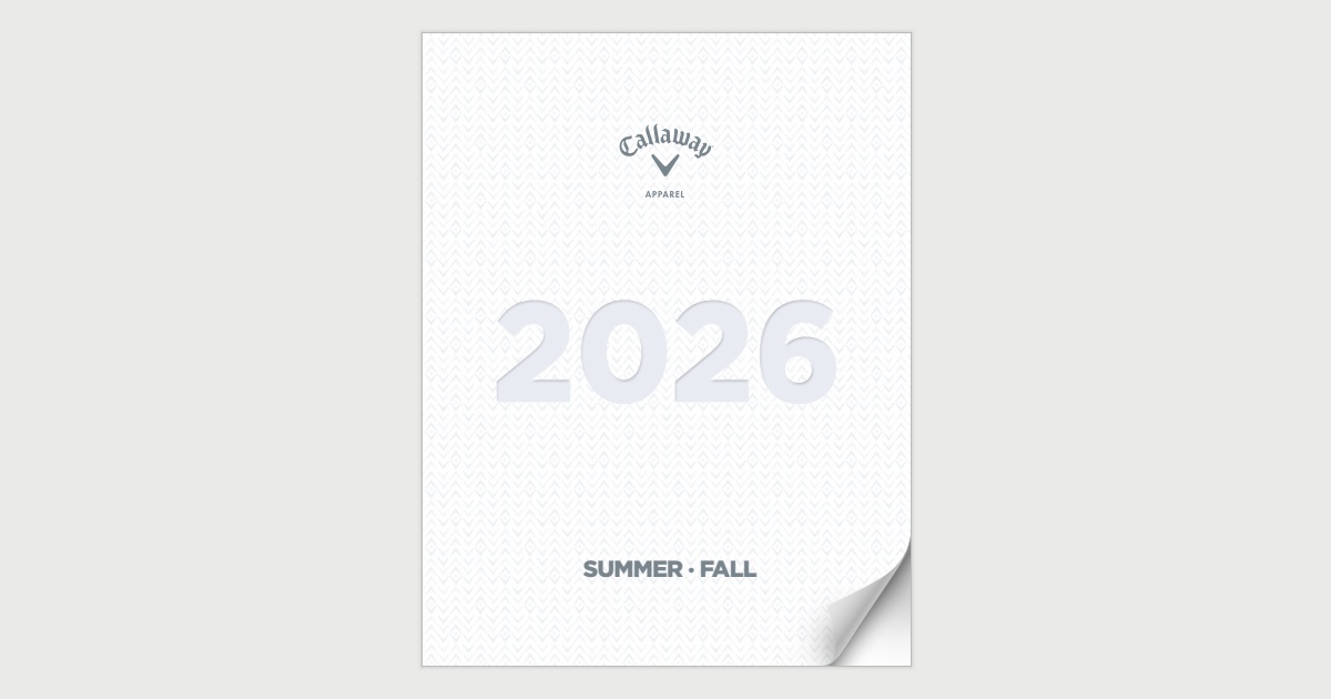 Catálogo Callaway Apparel Summer Fall 2026
